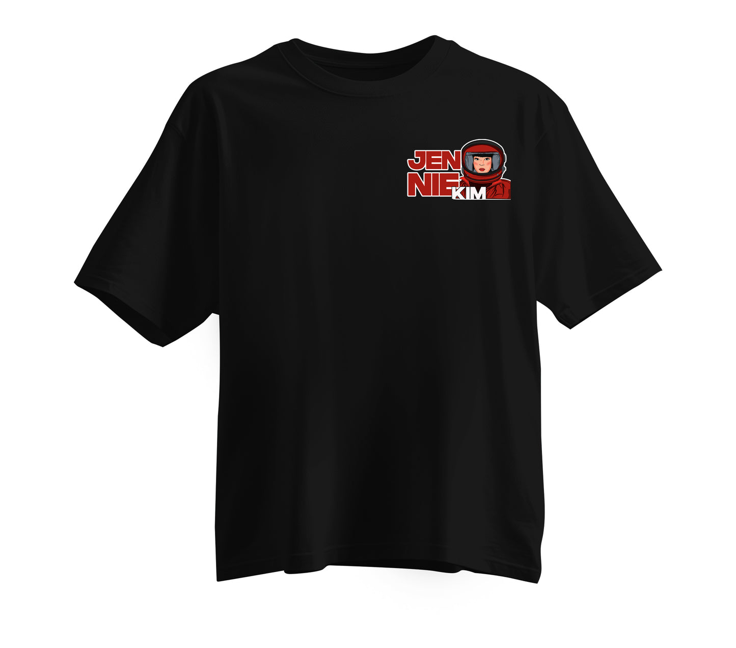 Unisex Oversized T-shirt K-Pop Jennie Kim Astronaut