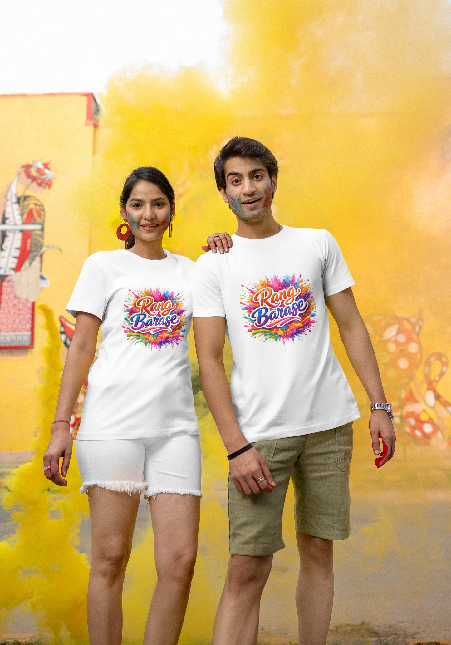 Unisex Holi T-Shirt - Rang Barse