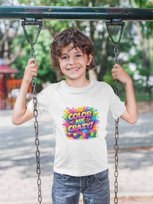 Boy's Holi T-Shirt - Color Me Crazy