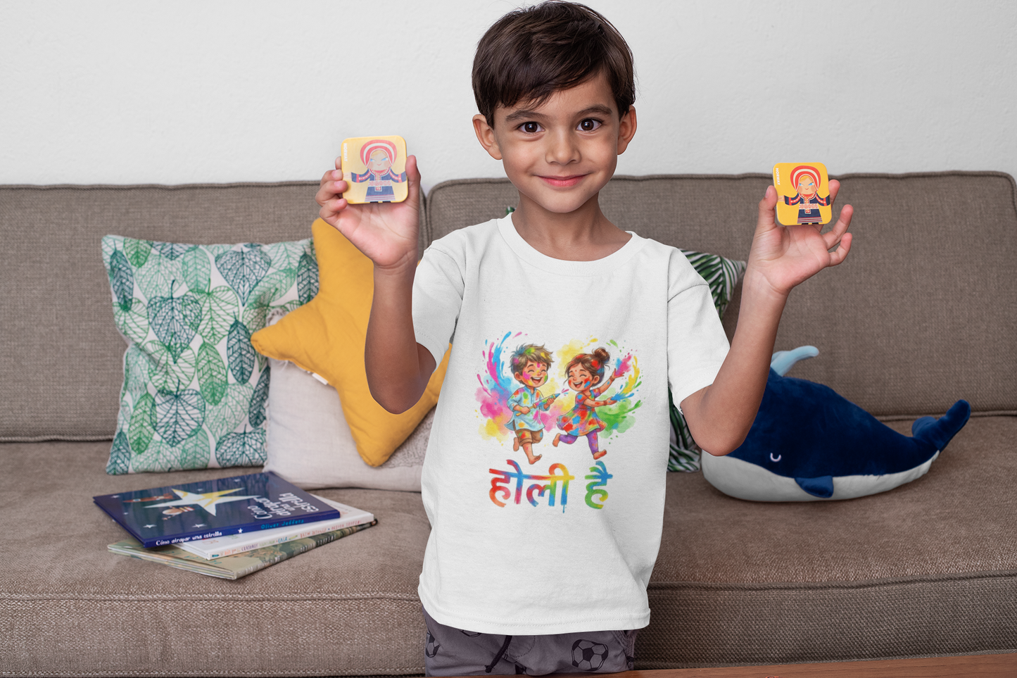 Boy's Holi T-Shirt - Holi Hai