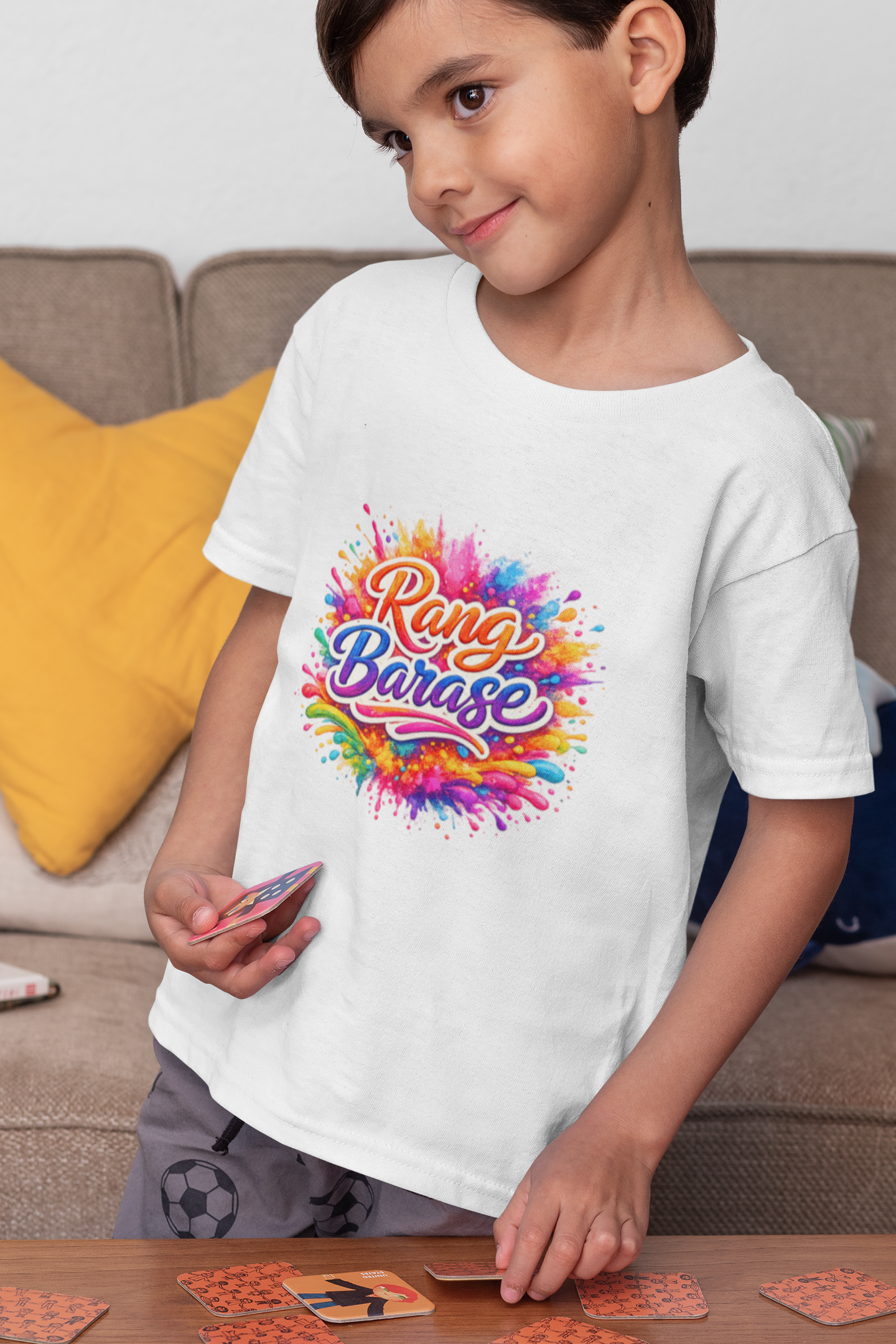 Boy's Holi T-Shirt - Rang Barse