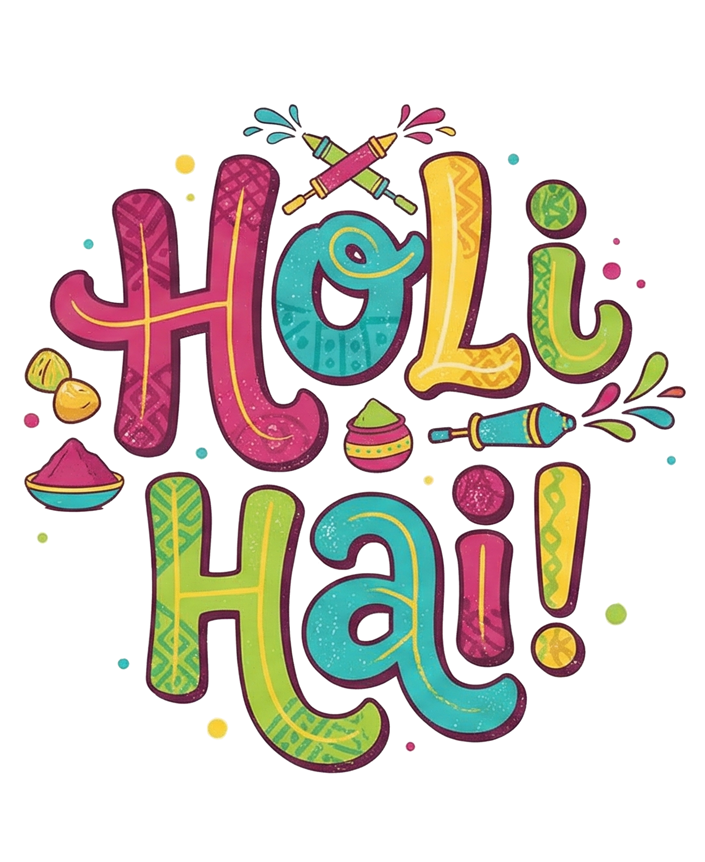 Boy's Holi T-Shirt - Holi Hai