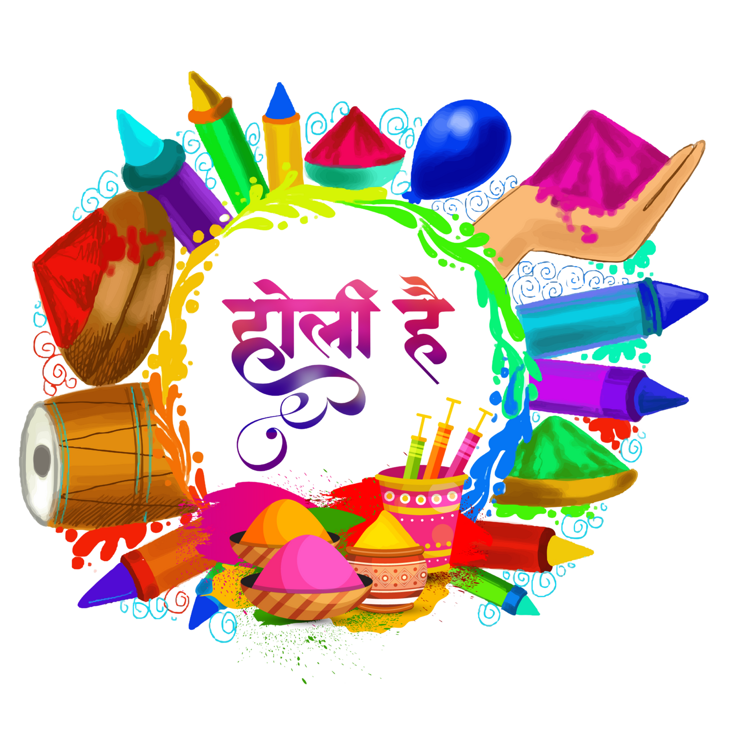 Unisex Holi T-Shirt - Holi Hai