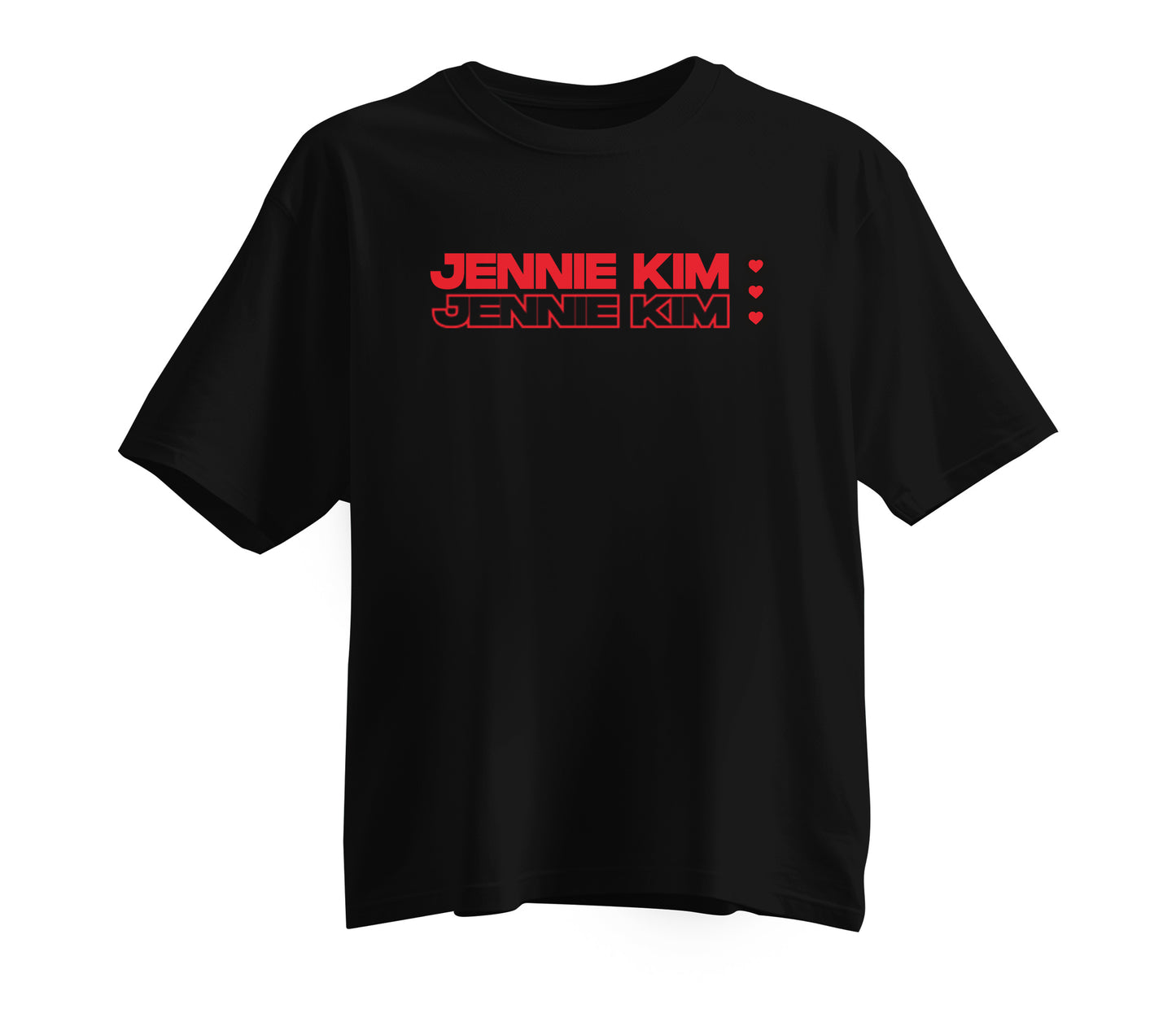 Unisex Oversized T-shirt K-Pop Jennie Kim Love
