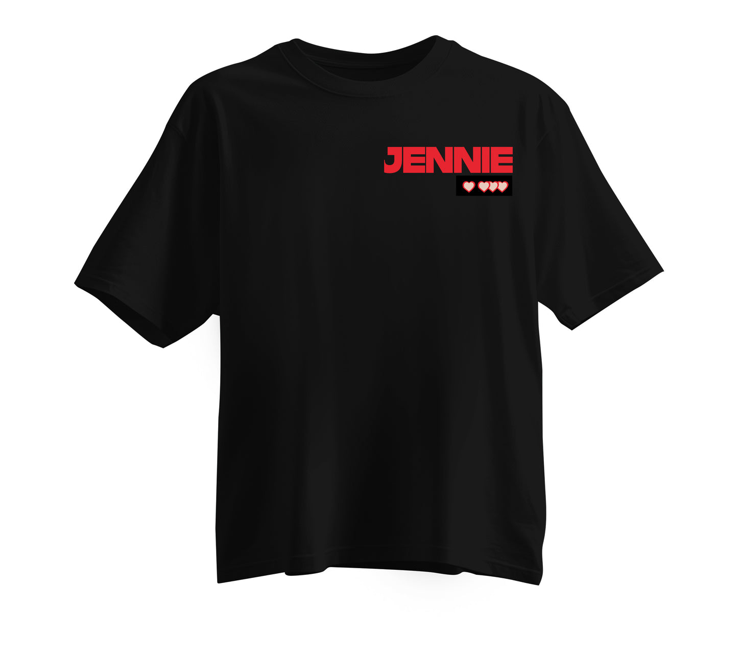 Unisex Oversized T-shirt K-Pop Jennie Kim Spreading Love