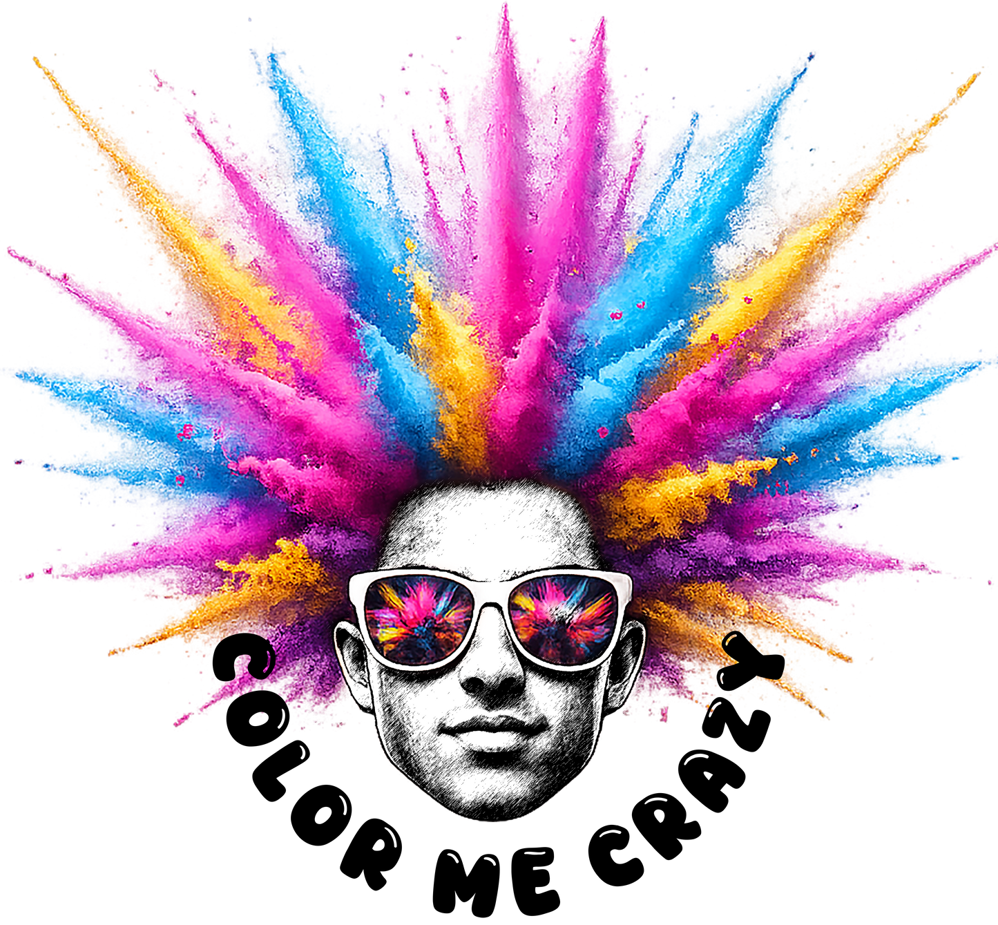 Men's Holi T-Shirt - Color Me Crazy